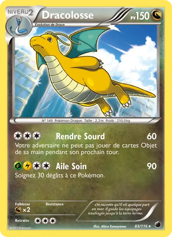 Carte Pokémon Dracolosse #83 — Glaciation Plasma