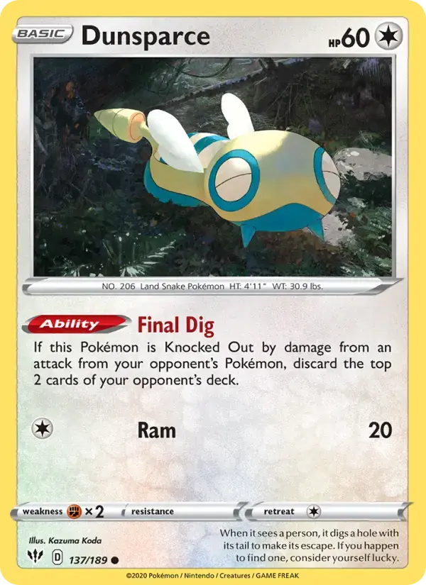 Dunsparce #137 — Darkness Ablaze