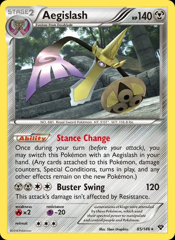 Aegislash #85 — XY