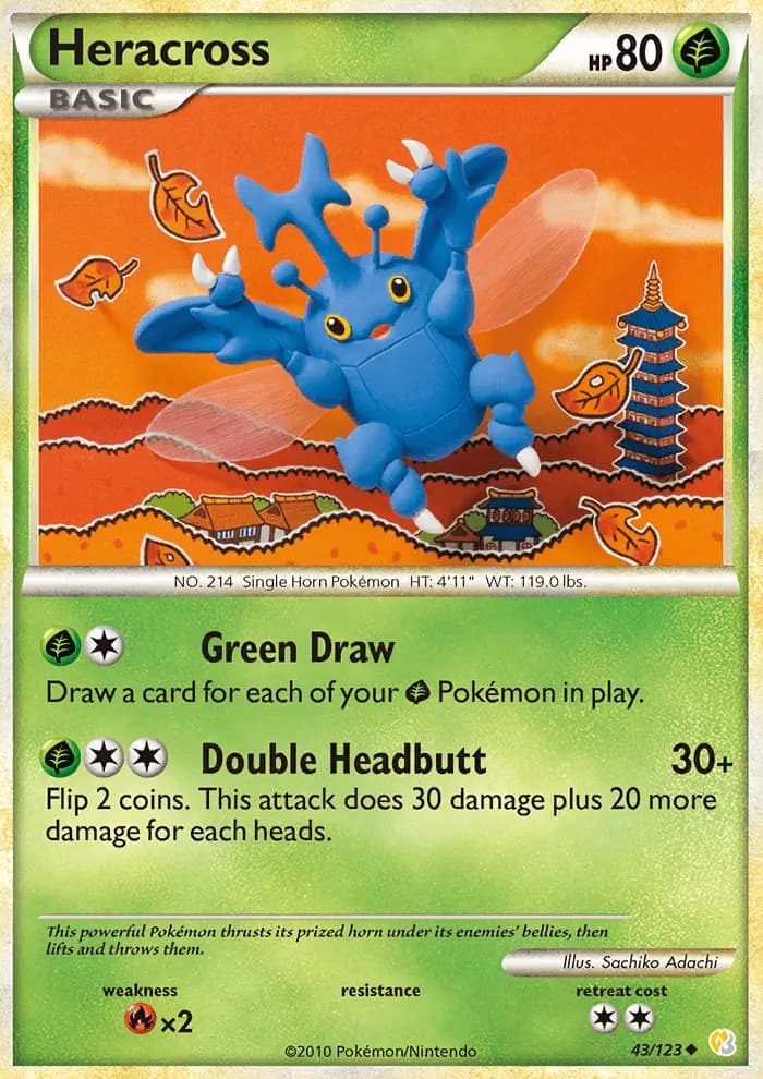Heracross #43 — HeartGold SoulSilver