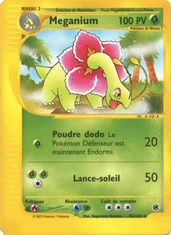 Carte Pokémon Meganium #53 — Expédition