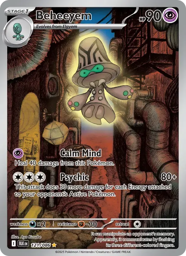 Beheeyem #121 — Black Bolt