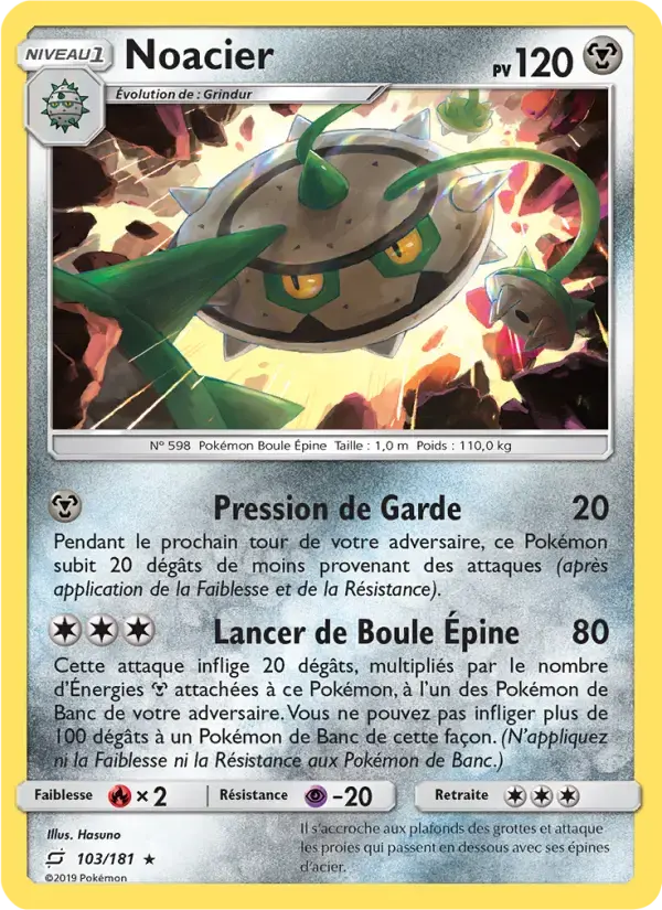 Carte Pokémon Noacier #103 — Duo de Choc