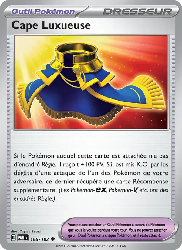 Carte Pokémon Cape Luxueuse #166 — Faille Paradoxe