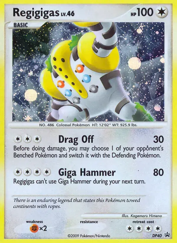 Carte Pokémon Regigigas #DP40 — Promos Diamant et Perle