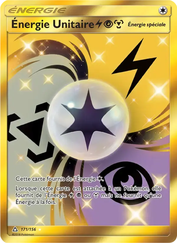 Carte Pokémon Énergie Unitaire LightningPsychicMetal #171 — Ultra-Prisme