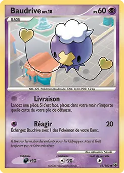Carte Pokémon Baudrive #61 — Aube Majestueuse