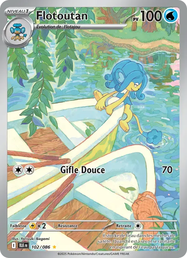 Carte Pokémon Flotoutan #102 — Foudre Noire
