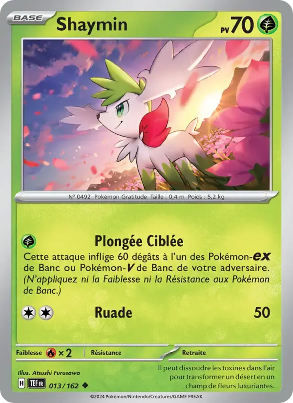 Carte Pokémon Shaymin #013 — Forces Temporelles