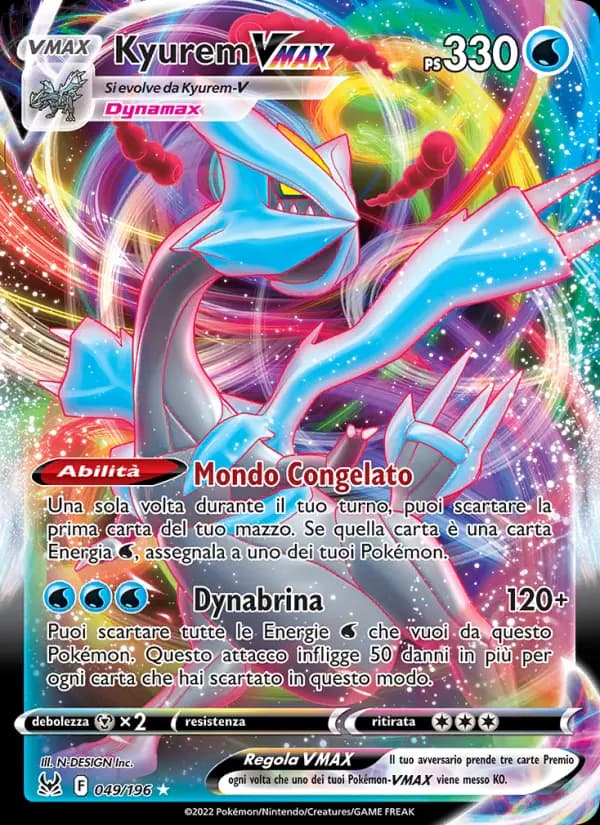 Carte Pokémon Kyurem VMAX #049 — Origine Perdue