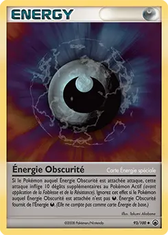 Carte Pokémon Énergie Obscurité #93 — Aube Majestueuse