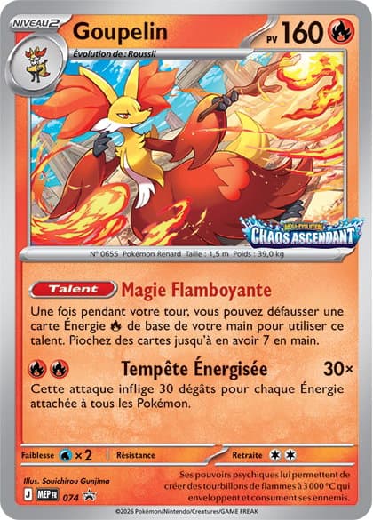 Carte Pokémon Goupelin #074 — Promos Méga-Évolution