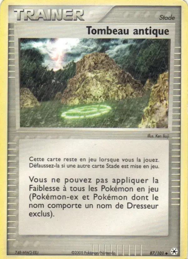 Carte Pokémon Tombeau antique #87 — Légendes Oubliées