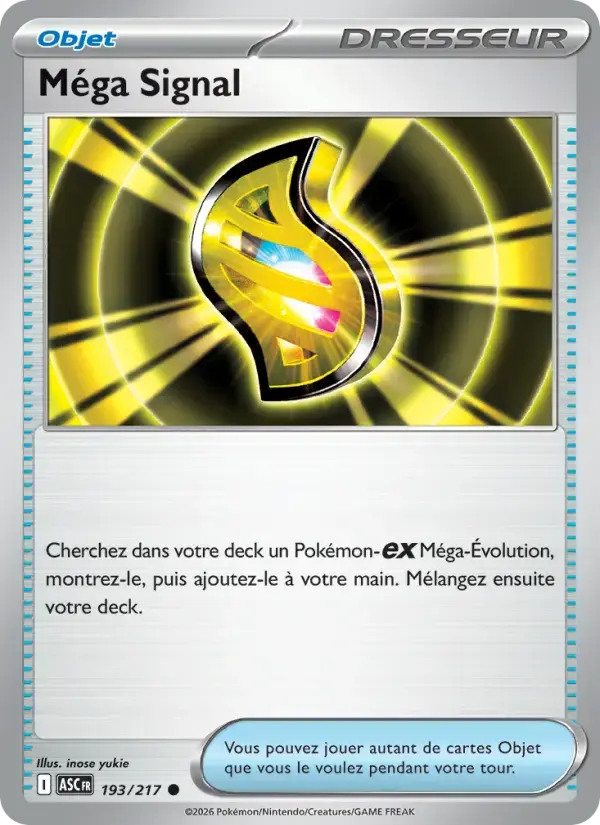 Carte Pokémon Méga Signal #193 — Héros Transcendants
