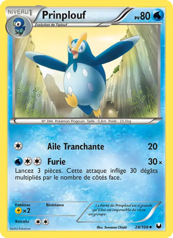 Carte Pokémon Prinplouf #28 — Explorateurs Obscurs