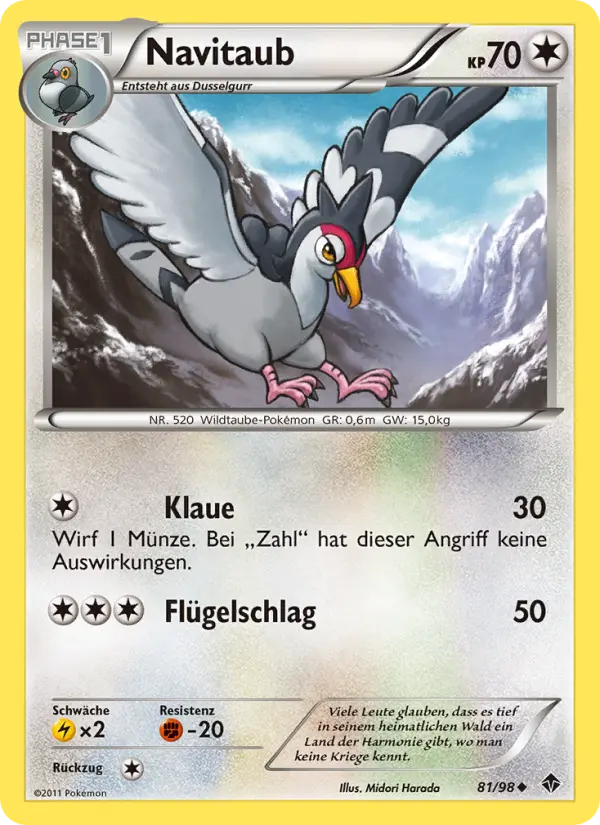 Carte Pokémon Colombeau #81 — Pouvoirs Émergents