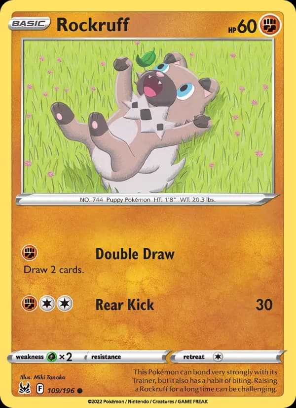 Rockruff #109 — Lost Origin