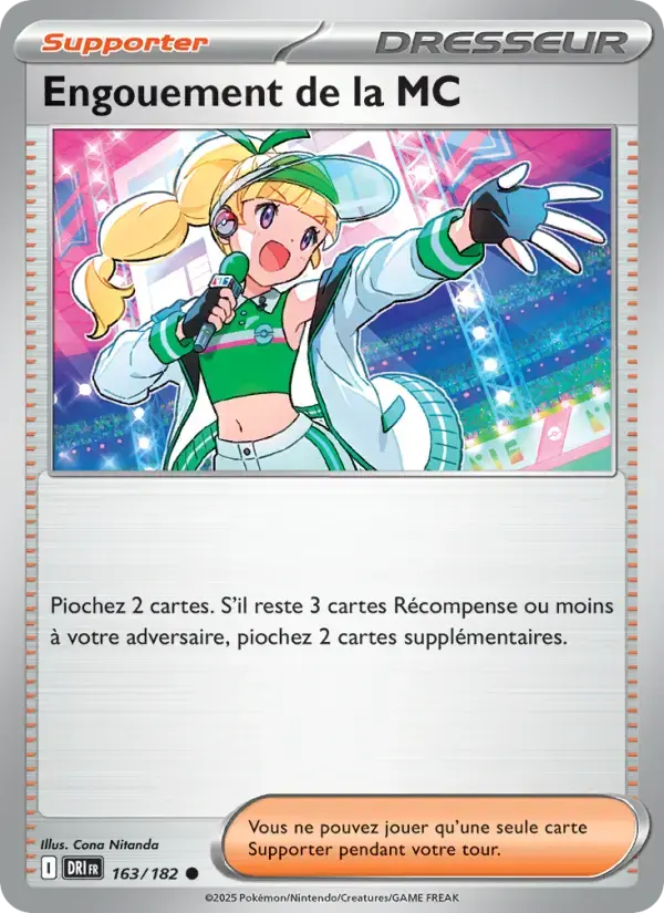 Carte Pokémon Engouement de la MC #163 — Rivalités Destinées