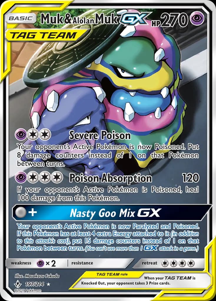 Muk & Alolan Muk GX #197 — Unbroken Bonds