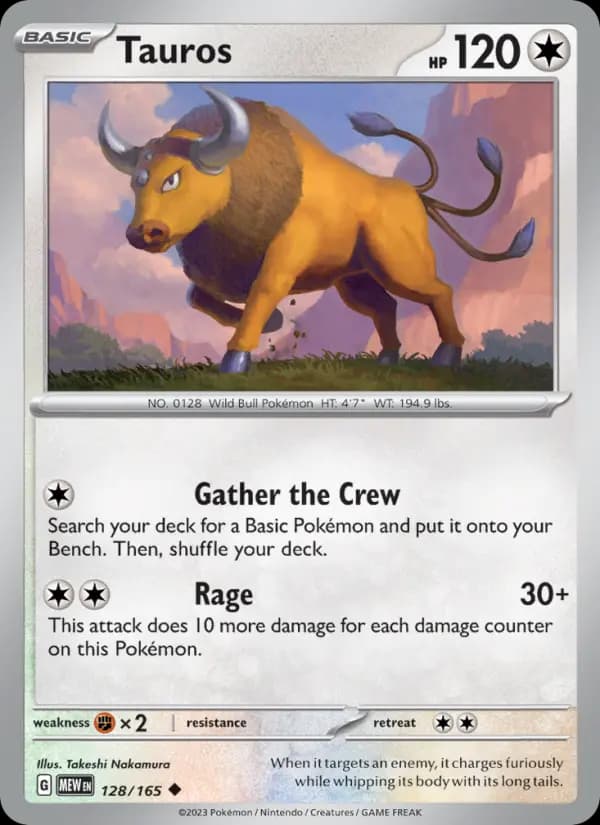 Tauros #128 — 151