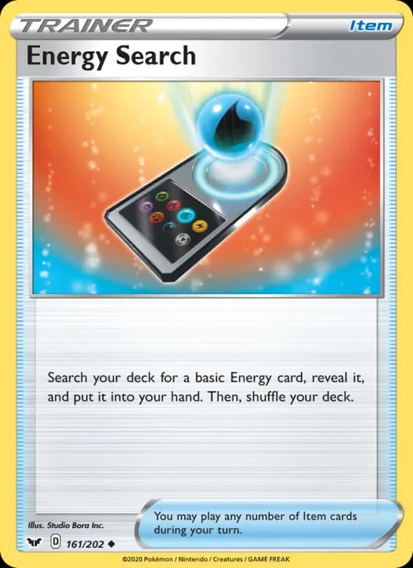 Energy Search #161 — Sword & Shield