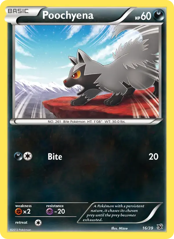 Poochyena #16 — Kalos Starter Set