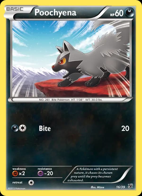 Poochyena #16 — Kalos Starter Set