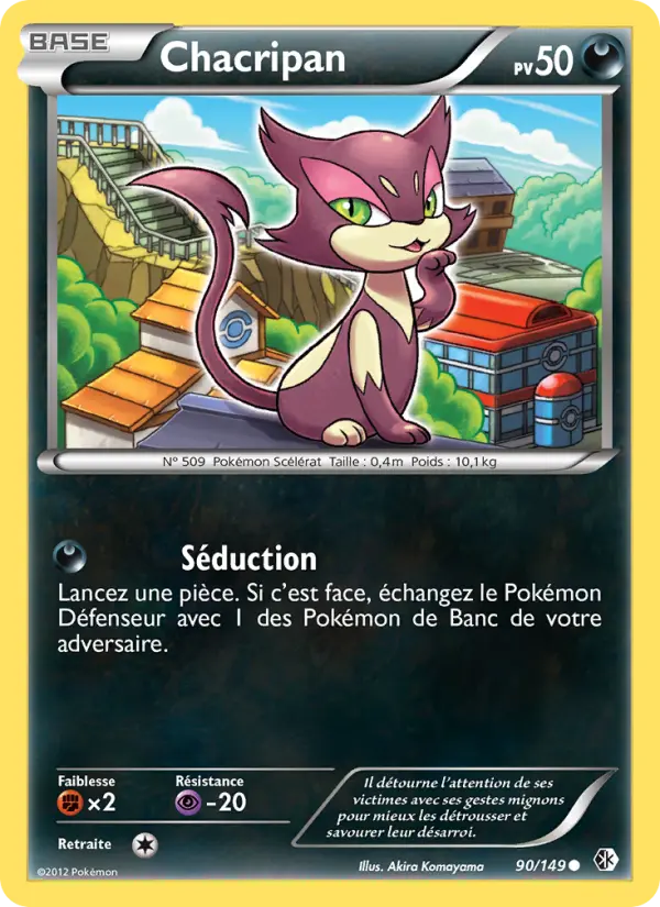 Carte Pokémon Chacripan #90 — Frontières Franchies