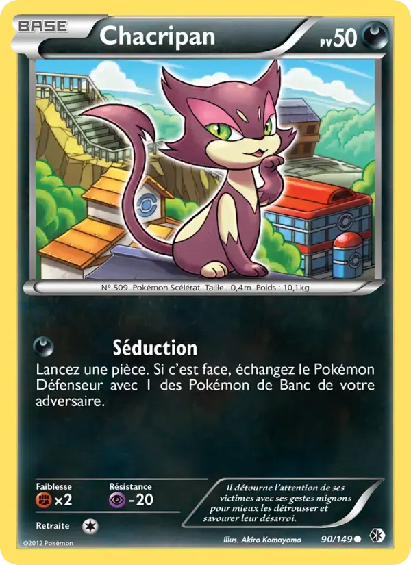 Carte Pokémon Chacripan #90 — Frontières Franchies