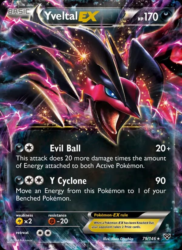Yveltal EX #79 — XY