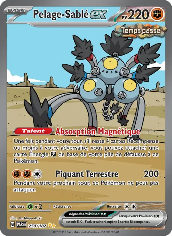 Carte Pokémon Pelage-Sablé-ex #250 — Faille Paradoxe