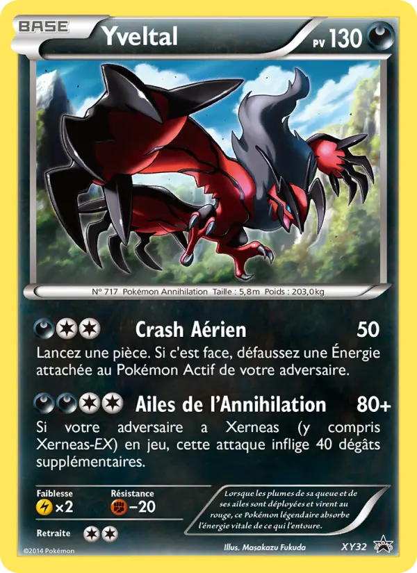 Carte Pokémon Yveltal #XY32 — Promos X&Y