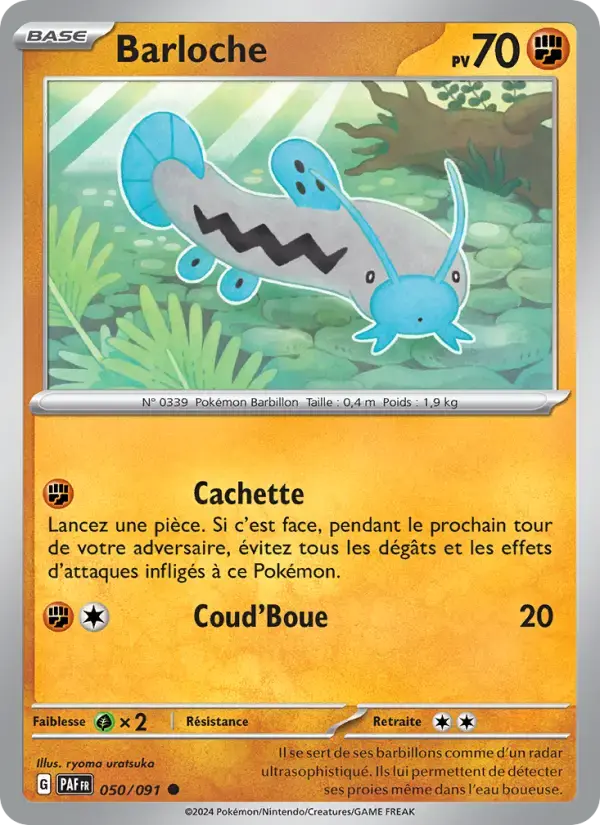 Carte Pokémon Barloche #050 — Destinées de Paldea
