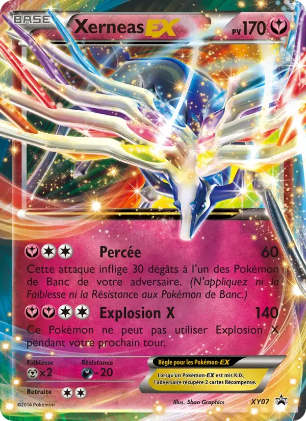 Carte Pokémon Xerneas EX #XY07 — Promos X&Y