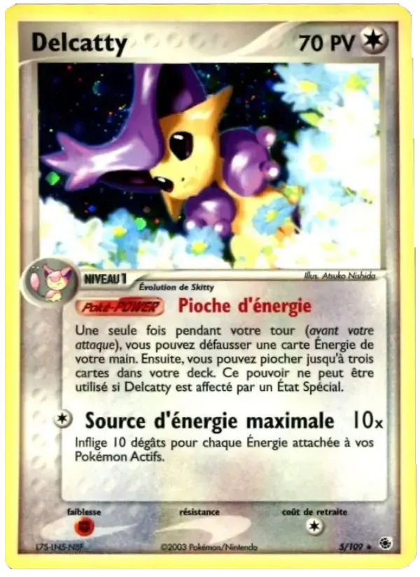 Carte Pokémon Delcatty #5 — Rubis & Saphir