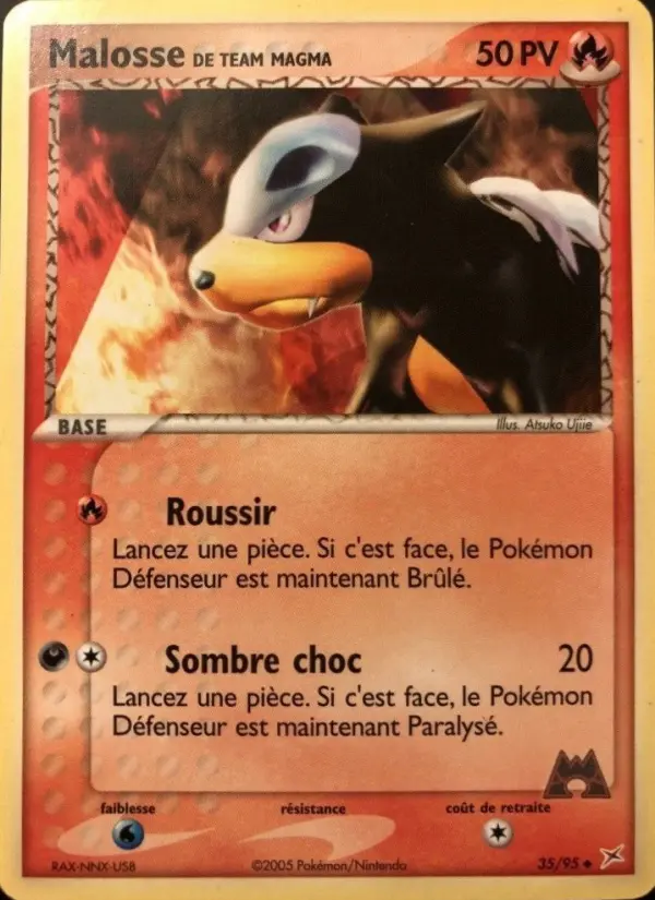 Carte Pokémon Malosse de Team Magma #35 — Team Magma vs Team Aqua