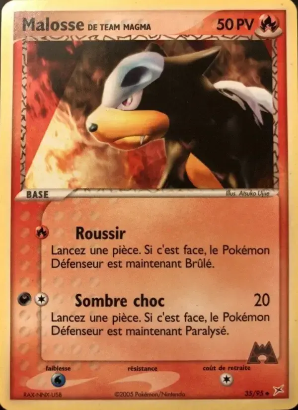 Carte Pokémon Malosse de Team Magma #35 — Team Magma vs Team Aqua