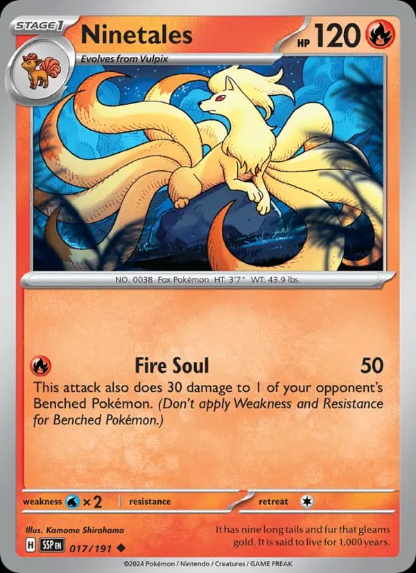 Ninetales #017 — Surging Sparks