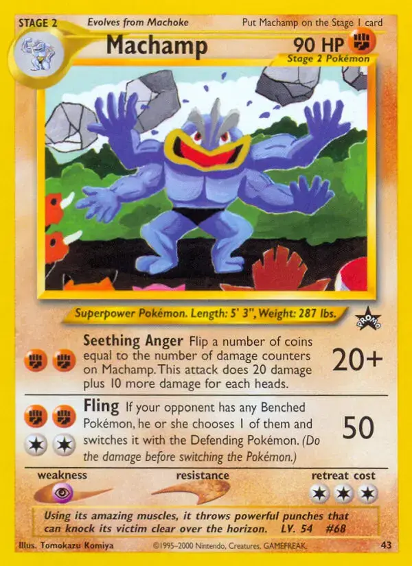 Carte Pokémon Mackogneur #43 — Promos Wizards