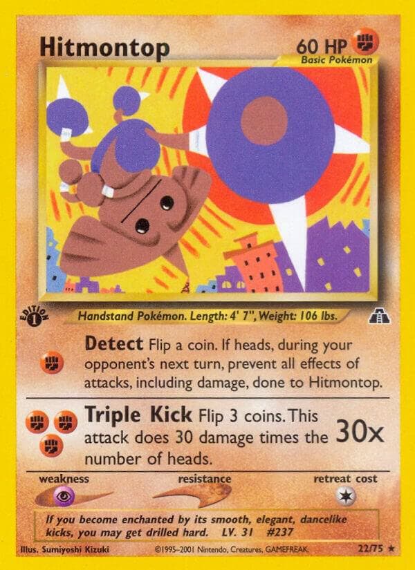 Hitmontop #22 — Neo Discovery