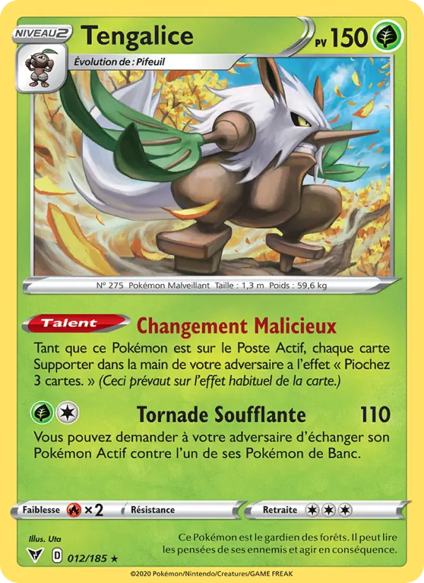 Carte Pokémon Tengalice #12 — Voltage Éclatant