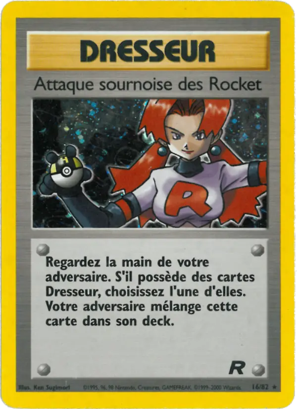 Carte Pokémon Attaque sournoise des Rocket #16 — Team Rocket