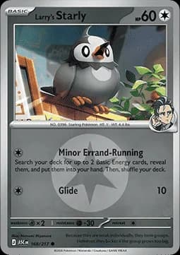 Larry's Starly #168 Non Holo — Ascended Heroes