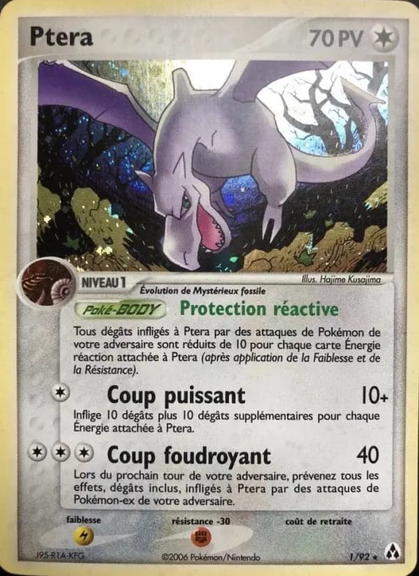 Carte Pokémon Ptera #1 — Créateurs de Légendes