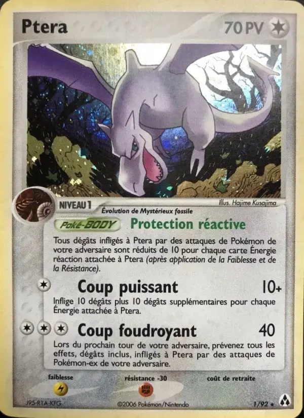 Carte Pokémon Ptera #1 — Créateurs de Légendes