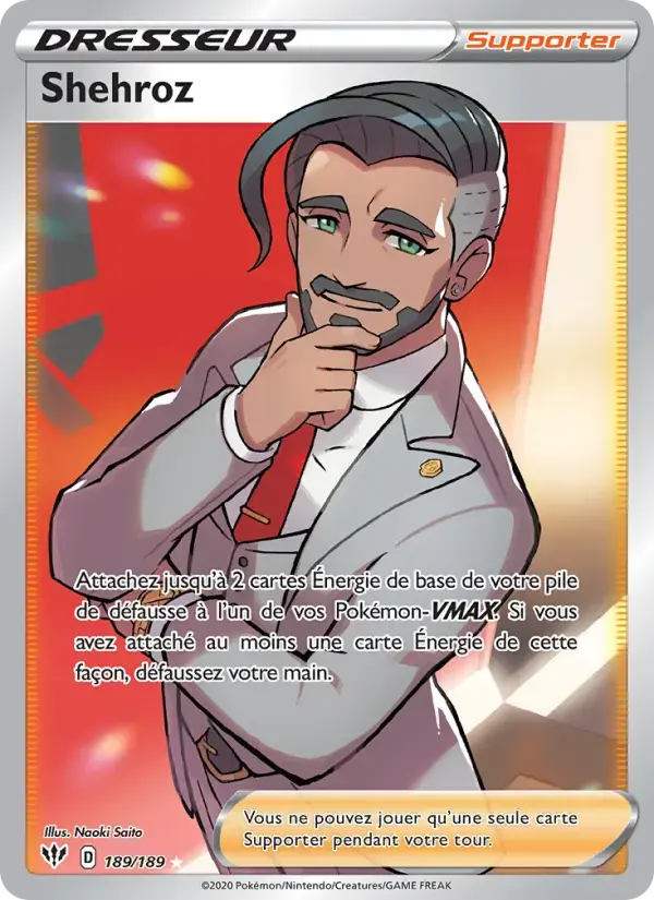 Carte Pokémon Shehroz #189 — Ténèbres Embrasées