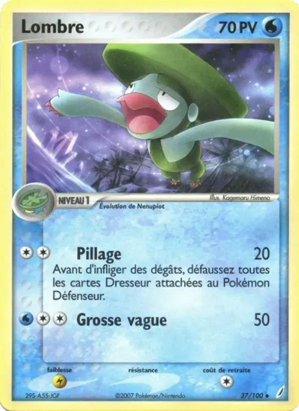 Carte Pokémon Lombre #37 — Gardiens de Cristal