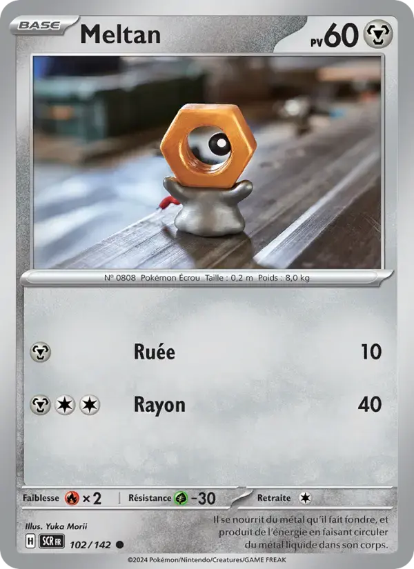 Carte Pokémon Meltan #102 — Couronne Stellaire