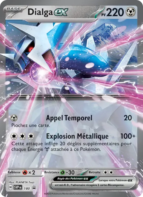 Carte Pokémon Dialga-ex #180 — Promos Écarlate et Violet