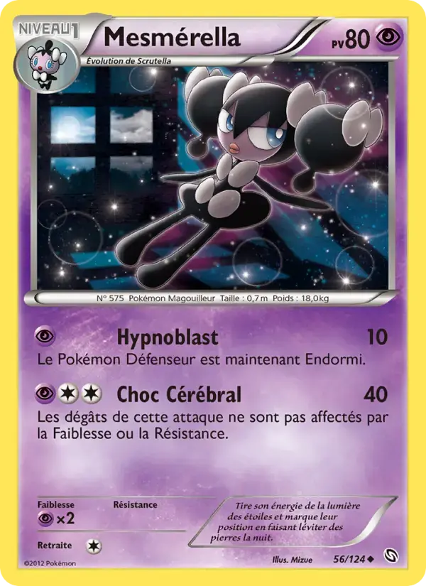 Carte Pokémon Mesmérella #56 — Dragons Exaltés
